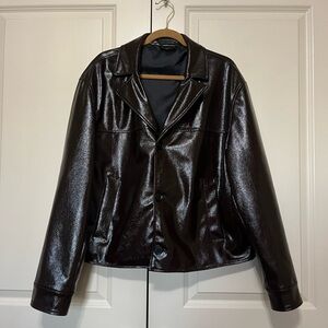 Zara Shiny Brown Jacket